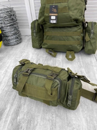 Тактический рюкзак Silver Knight мод 213 40+10 литров оливковый - изображение 3