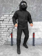 Зимовий тактичний костюм black розмір M