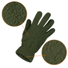 Перчатки тактические флисовые демисезонные для силовых структур Universal Олива (7353) M - изображение 2