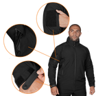 Куртка тактична демісезонна чоловіча для силових структур Phantom System Чорна (7287), S - зображення 5