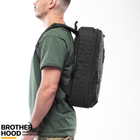 Рюкзак для дронов защитный тактический универсальный для силовых структур Brotherhood Черный M 16л (OR.M_3900) - изображение 4