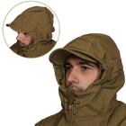 Куртка тактична демісезонна чоловіча для силових структур Stalker SoftShell Койот (7346), XL - зображення 5