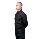Куртка тактическая износостойкая облегченная для силовых структур М65 R2D2 Черная 52-54/170-176 (OR.M_1500) - изображение 2