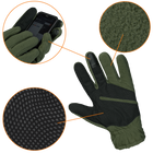Перчатки тактические флисовые демисезонные для силовых структур Universal Pro Touch Олива (7378), L - изображение 2