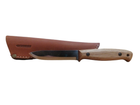 Туристический нож BS2FT CSH, углеродистая сталь, ручка орех, чехол кожа, лезвие 110мм BPS KNIVES - изображение 1