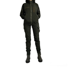 Жіночі тактичні брюки 44 Олива, Хакі софтшелл утепленні (зима) - зображення 2