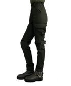 Жіночі тактичні брюки 44 Олива, Хакі софтшелл утепленні (зима) - зображення 4