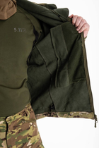 Военная водонепроницаемая дышащая теплая тактическая флиска-куртка Softshell 3XL(56-58) Мультикам - изображение 2