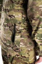 Военная водонепроницаемая дышащая теплая тактическая флиска-куртка Softshell 2XL(54-56) Мультикам - изображение 3