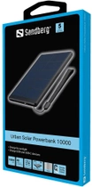 Powerbank solarny Sandberg Urban 10000 mAh 18W Solar Black (5705730420542) - obraz 7
