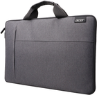 Чохол для ноутбука Acer Sustainable Urban 70% r.PET 15.6" Grey (GP.BAG11.02J) - зображення 4