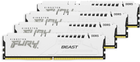Pamięć Kingston FURY DDR5-5200 65536 MB PC5-41600 (Komplet 4x16384) Beast 1Rx8 White (KF552C40BWK4-64) - obraz 1