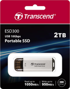 Dysk SSD Transcend ESD300 2TB USB 3.1 Gen 2 Type-C Silver (TS2TESD300S) Zewnętrzny - obraz 7