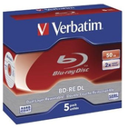 Оптична матриця Verbatim BD-RE DL 50 GB 2x Jewel 5 шт (23942437604)