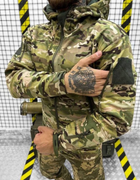 Військова Демісезонна Водонепроникна Дихаюча Тепла Тактична Фліска-Куртка Softshell M Мультикам - зображення 4