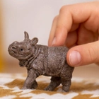 Фігурка Schleich Wild Life Indian Rhinoceros Baby 5.5 см (4059433527772) - зображення 5