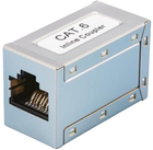 Gniazdo Internetowe Logilink NP0026 Inline Coupler 1:1 Cat 6 A RJ45 STP Grey (4052792027778)