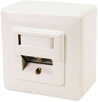 Настінна інтернет-розетка Logilink NP0035 2 x RJ45 UTP 5e White (4260113567975)