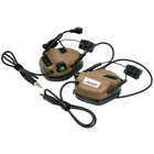 Активная гарнитура Earmor M32H Mark 3 DualCom MilPro с адаптерами на рельсы шлема 2000000142944 - изображение 2