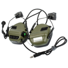 Активная гарнитура Earmor M32H Mark 3 MilPro с адаптерами на рельсы шлема 2000000114194 - изображение 2