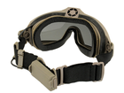 Захисні окуляри-маска тип Gogle mod.2 З вентилятором - Dark Earth [FMA] - зображення 10