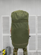 Тактичний армійський рюкзак баул водонепроникний , 100 літрів, Олива - зображення 4