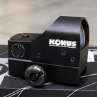 Коліматорний приціл KONUS SIGHT-PRO Fission 2.0, 4 MOA, кріплення на 22 мм / 11 мм - зображення 6