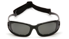 Защитные очки с поляризацией Pyramex Pmxcel Polarized (gray) Anti-Fog, серые - изображение 3