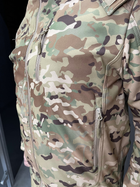 Куртка тактическая зимняя Softshell Single Sword Мультикам S - изображение 8