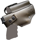 Поясна кобура для Glock 19 (коричнево-оливковий) - зображення 4