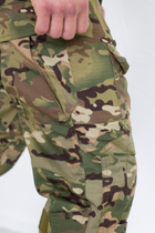 Костюм тактичний кофта+брюки з наколінниками та налокітниками TG-Protect Польща , Мультикам, XXL - зображення 8