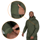 Куртка тактическая демисезонная мужская для силовых структур Stalker SoftShell Олива (7225), L (OPT-34521) - изображение 4