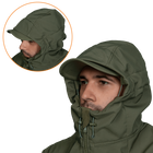 Куртка тактическая демисезонная мужская для силовых структур Stalker SoftShell Олива (7225), L (OPT-34521) - изображение 5