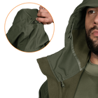 Куртка тактическая демисезонная мужская для силовых структур Stalker SoftShell Олива (7225), XXL (OPT-34521) - изображение 6