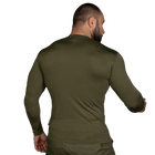 Лонгслів чоловічий тактичний еластичний футболка з довгим рукавом для силових структур Олива Ukraine 7342 XXL (OPT-7901) - зображення 3