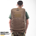 Рюкзак для дронов защитный тактический универсальный для силовых структур Brotherhood койот L 30л (SK-NBH-ZRD-01KS) - изображение 2