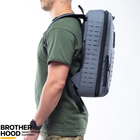 Рюкзак для дронов защитный тактический универсальный для силовых структур Brotherhood Серый M 16л (SK-NBH-ZRD-02GS) - изображение 7