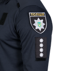 Поло футболка мужская тактическая универсальная для силовых структур Темно-синий (7006), XXXL (SK-N7006XXXLS) - изображение 5