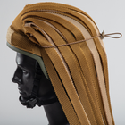 Накидка на голову или шлем маскировочная тактическая универсальная для силовых структур Койот (SK-NNet-100KK-DGS) - изображение 8