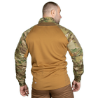 Рубашка тактическая боевая универсальная для силовых структур CM Blitz Мультикам/Койот (7018), S (SK-N7018(S)S) - изображение 4