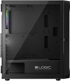 Obudowa komputerowa Logic Concept Portos Mesh+Glass ARGB fans 4x120 mm Black (AT-PORTOS-10-0000000-0002) - obraz 7