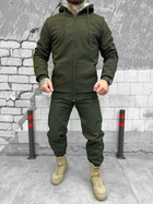 Тактичний зимовий теплий військовий комплект Split ( Куртка + Штани ), Камуфляж: Олива, Розмір: M - зображення 3