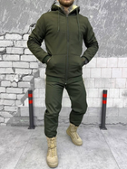 Тактичний зимовий теплий військовий комплект Split ( Куртка + Штани ), Камуфляж: Олива, Розмір: M - зображення 4