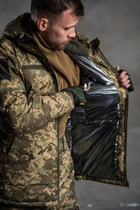 Тактический зимний теплый военный комплект OH/15 ( Куртка + Штаны ), Камуфляж: Пиксель ВСУ, Размер: L - изображение 7