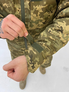 Тактичний зимовий теплий військовий комплект OH/13 ( Куртка + Штани ), Камуфляж: Піксель ЗСУ, Розмір: M - зображення 6