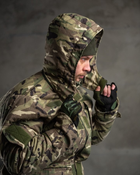 Тактический зимний теплый военный комплект SM16 ( Куртка + Штаны ), Камуфляж: Мультикам, Размер: XXL - изображение 8