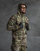 Тактичний зимовий теплий військовий комплект RH-17 ( Куртка + Штани ), Камуфляж: Мультикам, Розмір: L - зображення 4