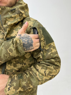 Тактичний зимовий теплий військовий комплект OH/13 ( Куртка + Штани ), Камуфляж: Піксель ЗСУ, Розмір: XL - зображення 5