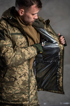 Тактический зимний теплый военный комплект OH/15 ( Куртка + Штаны ), Камуфляж: Пиксель ВСУ, Размер: XXL - изображение 7