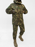 Тактичний зимовий теплий військовий комплект ABT ( Куртка + Штани ), Камуфляж: Мультикам, Розмір: L - зображення 3